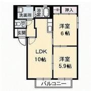 ディアス郡家Bの間取り画像