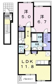クラレールの間取り画像