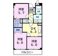 エスポワ－ルいずみ野の間取り画像