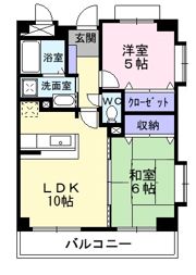 リバーサイド城南の間取り画像