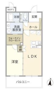 La mina(ラ・ミーナ)の間取り画像