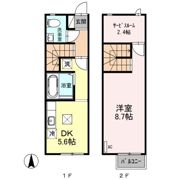 フレックスインターパーク Bの間取り画像