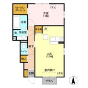 スクエア Bの間取り画像