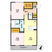 ピラタス Ⅹの間取り画像