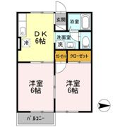 プレジール学南 A棟の間取り画像