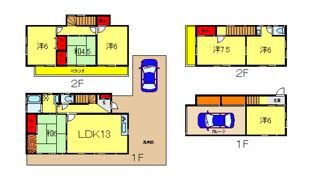 つくば高見原戸建の間取り画像