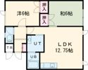 リヴェール鍛治Ⅲの間取り画像