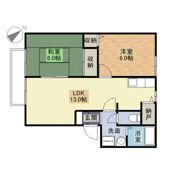 ホームタウン若葉Bの間取り画像