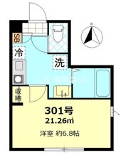 レクラン川崎の間取り画像