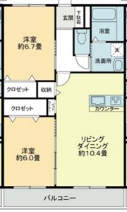 フォブール司Ⅱの間取り画像