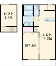 リーフ白壁の間取り画像