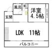 マキシム月丘A棟の間取り画像