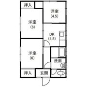 林平野貸家3号の間取り画像
