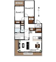 リザイアの間取り画像