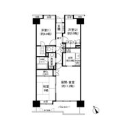 北仙台シティプレイス東館の間取り画像
