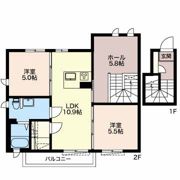 ルナーレAの間取り画像