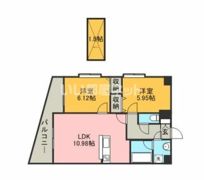 ラセット天神の間取り画像
