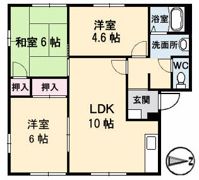アークヒルズ中村 D棟の間取り画像
