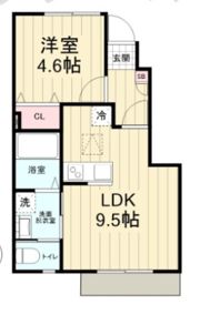 クレールの間取り画像
