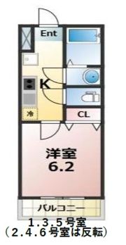 リバーブ西大宮の間取り画像