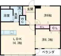 グランベールの間取り画像
