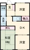 メゾンいなりの間取り画像
