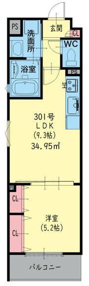 クリエオーレ南上町の間取り画像