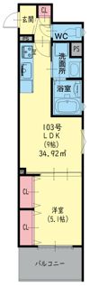 クリエオーレ南上町の間取り画像