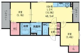 クリエオーレ南上町の間取り画像