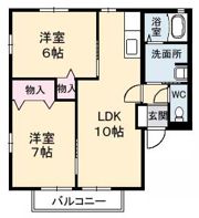 アムールミシマEの間取り画像