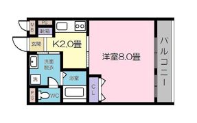Burgundy Apt．の間取り画像