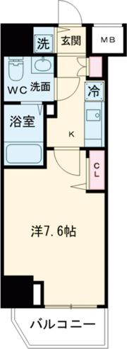 グランドロアール南巽の間取り画像