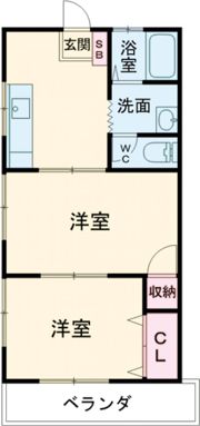 ハイツNの間取り画像