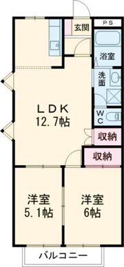 セピアガーデン Ⅰの間取り画像