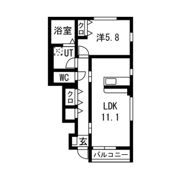 メゾン・ド・ハシヌマCの間取り画像