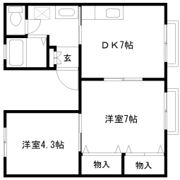 共和ハイツの間取り画像