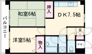 ホポロ東万代の間取り画像