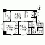 レジデンスフジミの間取り画像