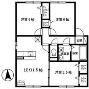 セントグランモア Aの間取り画像