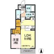 グラシアス オー Aの間取り画像