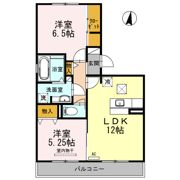 カーサ フラグランツァⅡの間取り画像