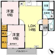 ドミール小林 B棟の間取り画像