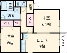 キャッスルの間取り画像