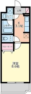 ボンヌシャンスの間取り画像