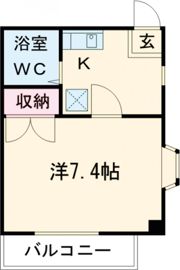 シャントール並河の間取り画像