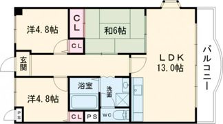グランド・コペーの間取り画像