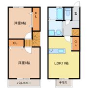 パビヨン竹の山の間取り画像
