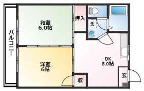 リバープール桟四の間取り画像