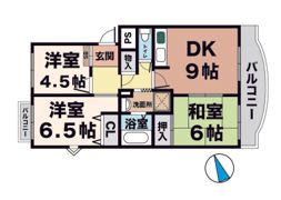 シャトラン高月の間取り画像