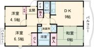 シャトラン高月の間取り画像